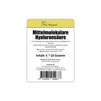 Preview: Pro Natural Mittelmolekulare Hyaluronsäure 10g