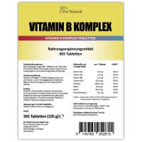 Preview: Pro Natural Vitamin B Komplex