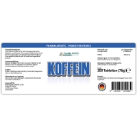 Preview: Pharmasports Koffein Tabletten