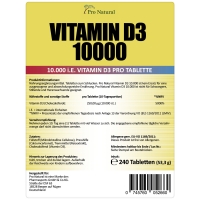 Preview: Pro Natural Vitamin D3 10000