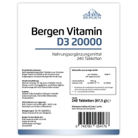 Preview: Bergen Vitamin D3 20000