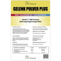 Preview: Pro Natural Gelenk Pulver Plus