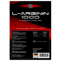 Preview: Athletics Body L-Arginin 1000