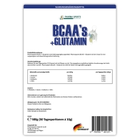 Preview: Pharmasports BCAAs plus Glutamin 100%