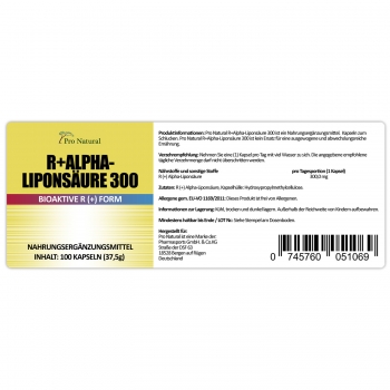 Pro Natural R + Alpha-Liponsäure 300