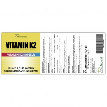 Pro Natural Vitamin K2