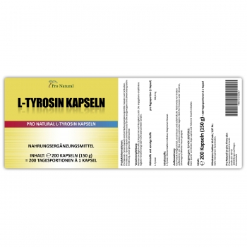 Pro Natural L-Tyrosin Kapseln