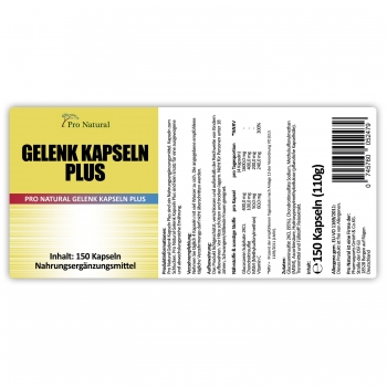 Pro Natural Gelenk Kapseln Plus