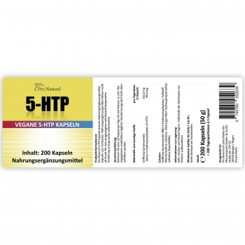 Pro Natural 5-HTP 100mg Kapseln