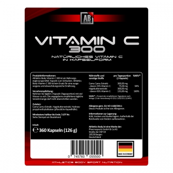 Athletics Body Vitamin C 300