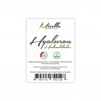 Mirella Hyaluron Hochmolekular 15g