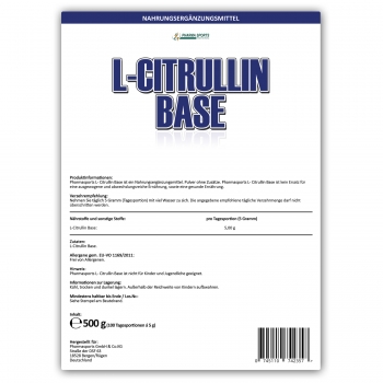 Pharmasports L-Citrullin Base