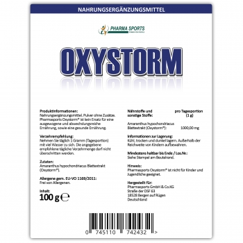 Pharmasports Oxystorm Pulver