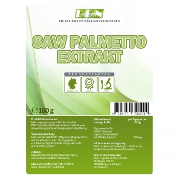 DDN Saw Palmetto Extrakt