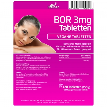 Steiner Bor 3mg Tabletten