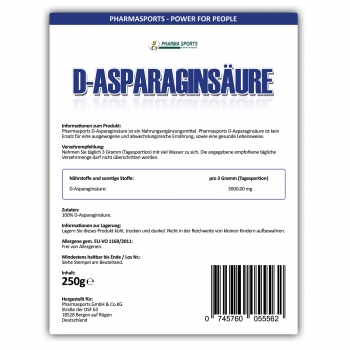 Pharmasports D-Asparaginsäure