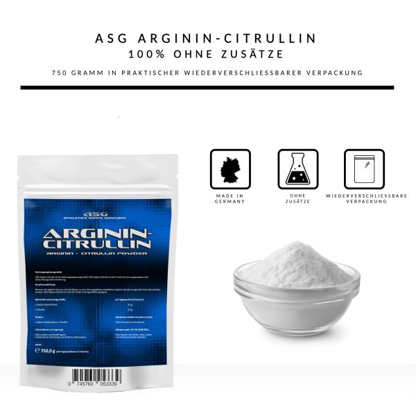 ASG Arginin - Citrullin Powder