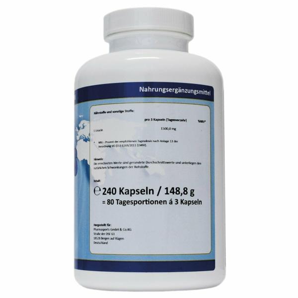 Pharmasports L-Leucin Kapseln